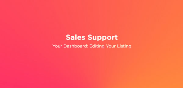 Editing Your Listing