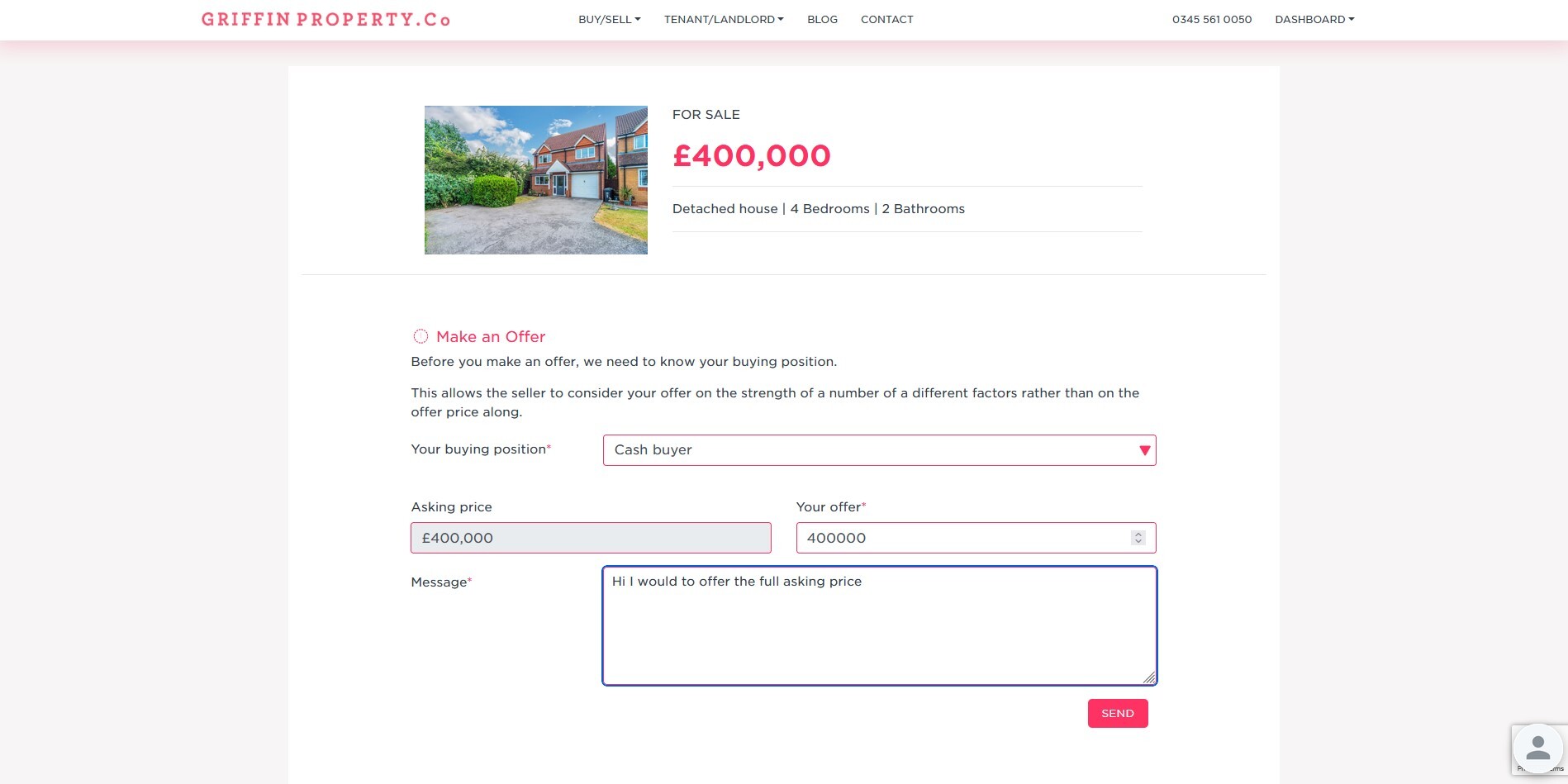 How to Manage Offers on the Griffin Property Co Website